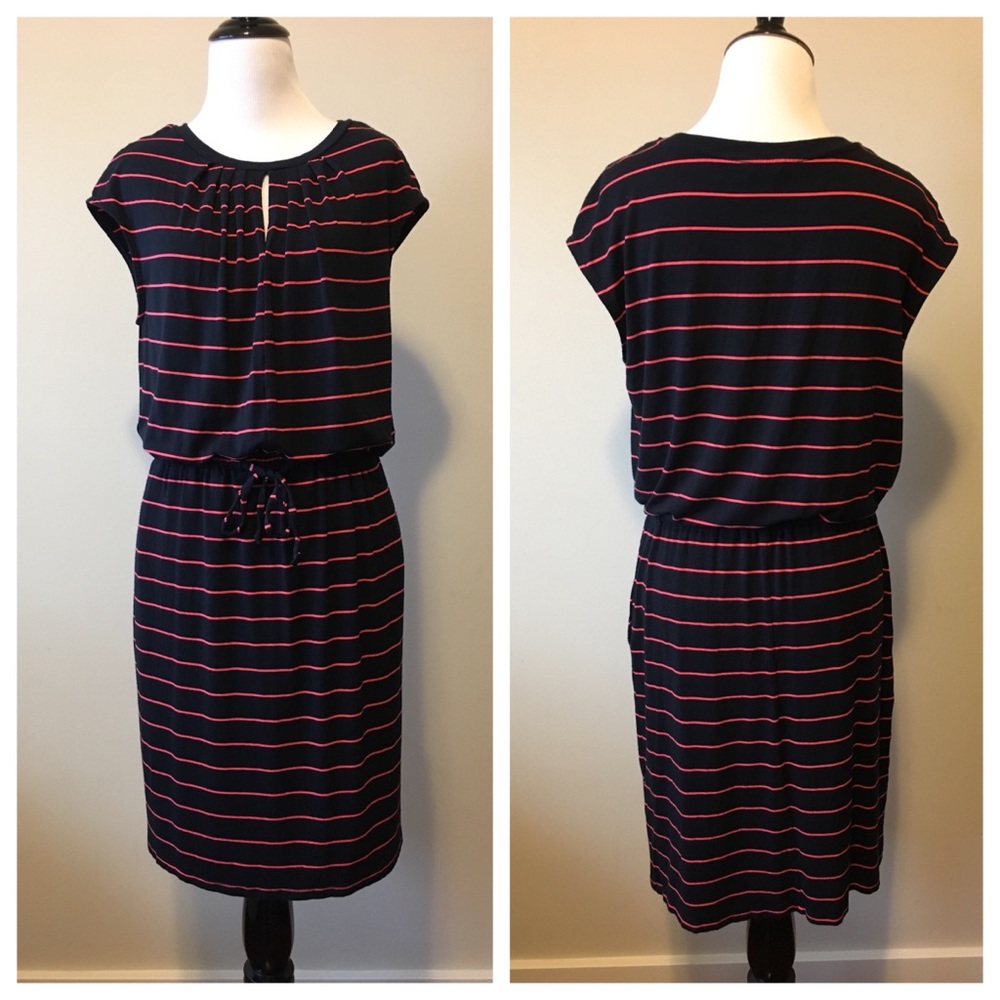 Banana Republic Sleeveless Drawstring Dress